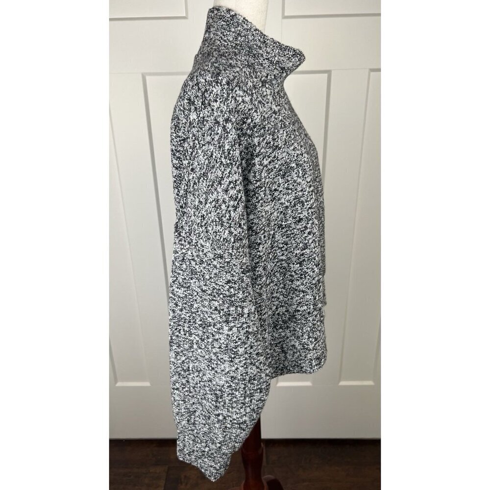 NWOT Aerie OFFLINE Snowday Mock Neck Crop Sweater Pullover Gray Black XL Soft - Picture 8 of 11